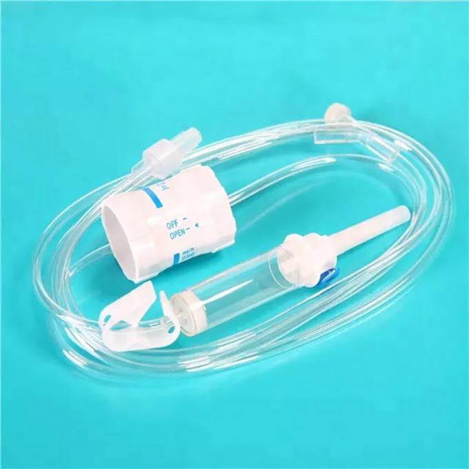 Medical Consumable Infusion Transfusion Set Iv Drip Set With Flow Regulator