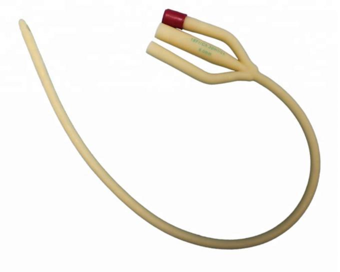 400mm Silicone Coated Catheter 3 Lumen Urinary 3Way Standard Latex