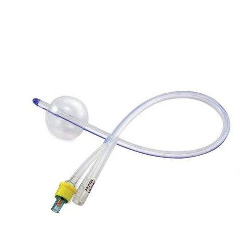 2 Way Suprapubic Medical Sterile Silicone Coated Catheter Foley Balloon