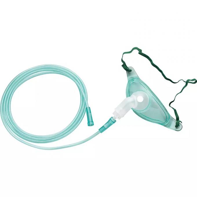 Medical Grade PVC Tracheostomy Oxygen Mask Hostipal Disposable Oxygen Mask