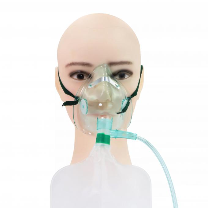 Non Rebreather Medical Venturi Oxygen Mask With Reservoir Bag