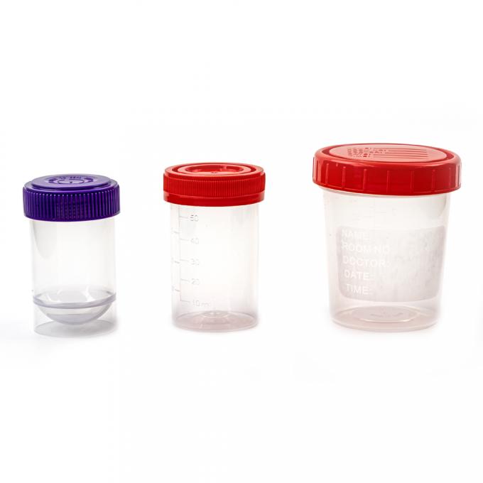 40ml/60ml graduated urine collection container urine sample cup