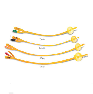Medical Disposable 2-Way Silicone Coated Catheter 6FR Urology Device