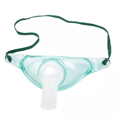 Good Visualization Disposable Trachestomy Mask With 360 Degree Swivel Connector ，Suction And Oxygen Delivery