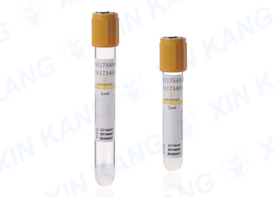 Disposable Gel&Clot Activator Tube PET or Glass Vacuum Blood Collection Tube
