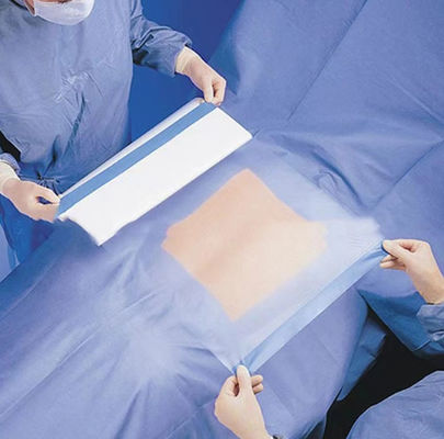 Disposable Waterproof PU / PE Film Sterile Adhesive Surgical Incise Film