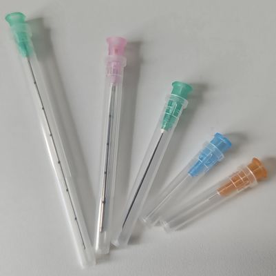 25G Disposable Cosmetic Injection Needles Lift For Facial Blunt Tip Micro Cannula Needle