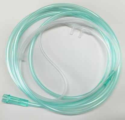 2.1m Adult Nasal Oxygen Cannula With Soft Curved Prong Applying For Surgical Medical