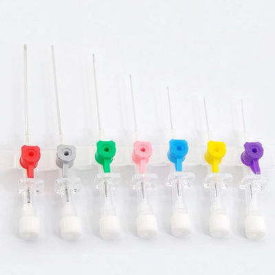 Medical Disposable IV Catheter 14g 16g 18g 20g 22g 24g IV Cannula With Rotateed Wings