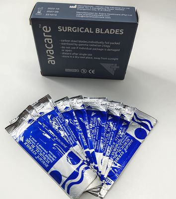 Disposable Surgical Blade Sterile Stainless Steel Carbon Steel Surgical Scalpel Blade