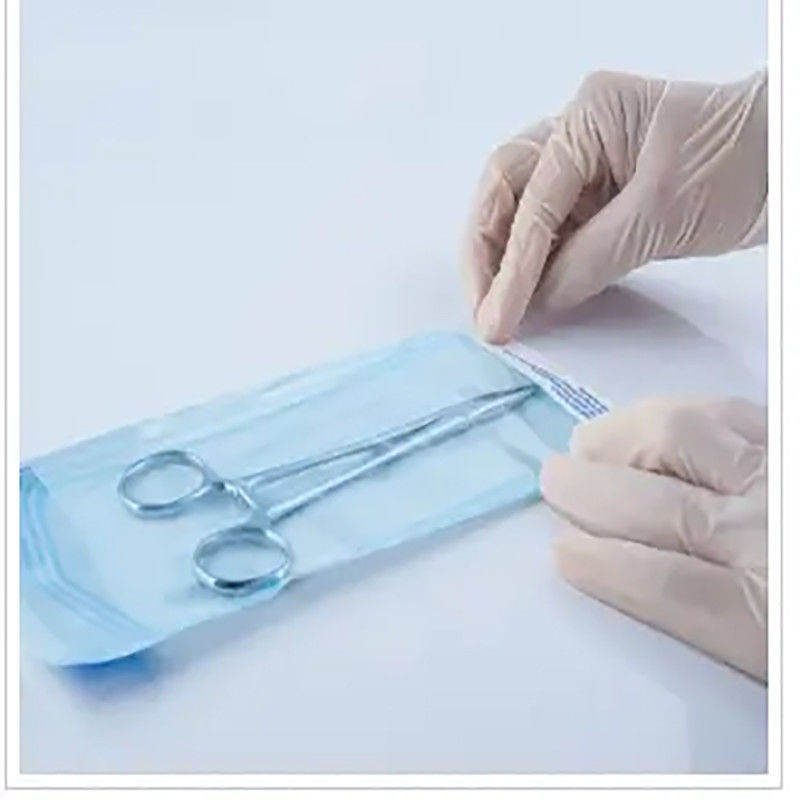 57mm*130mm Self-Sealing Sterilization Pouch Medical Sterile Packaging 3 Side Seal Pouch
