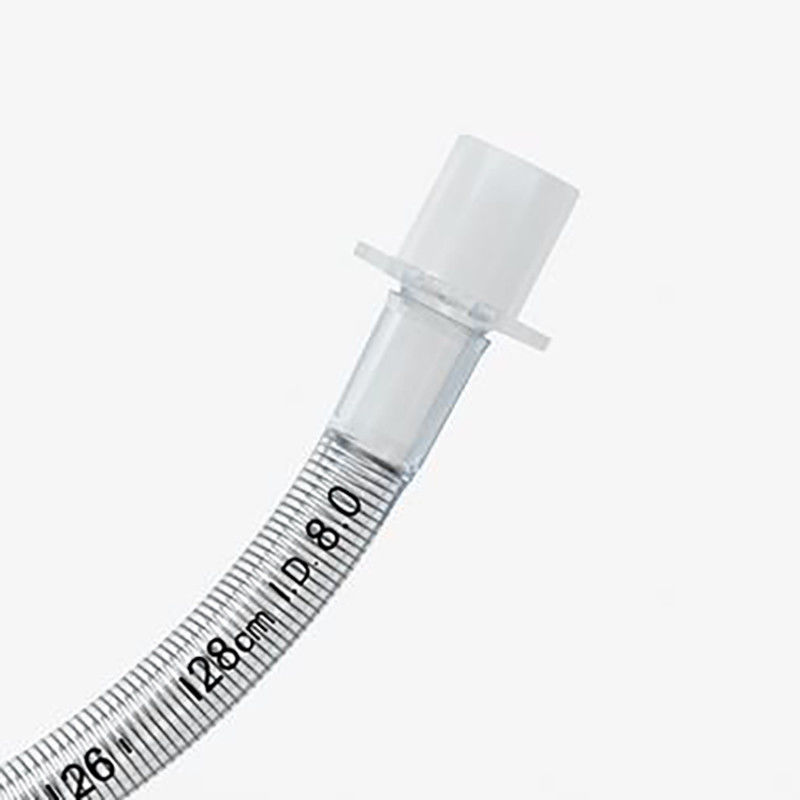 Reinforced Anesthesia Catheter Oral / Nasal Smooth Clear Endotracheal Tube Uncuffed