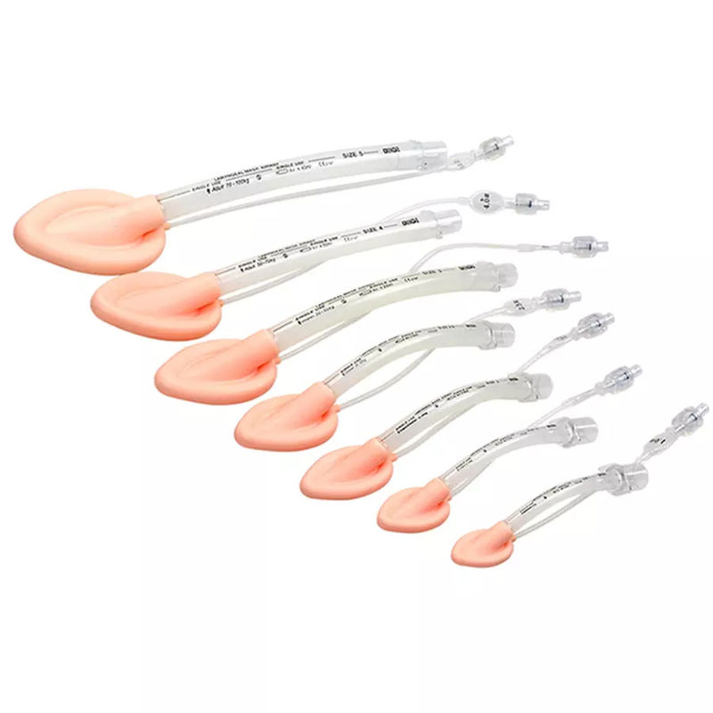 medical laryngeal mask airway Color-Coded Disposable Silicone Laryngeal Tube