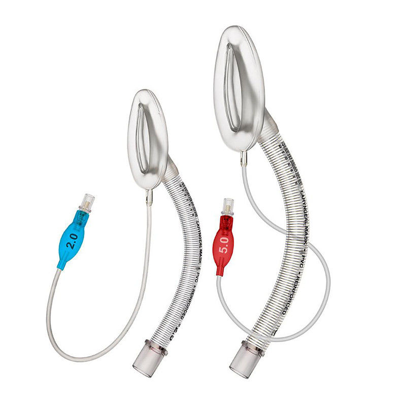 1.0-5.0 PVC Reinforced Disposable Laryngeal Mask Airway Medcial Laryngeal Mask