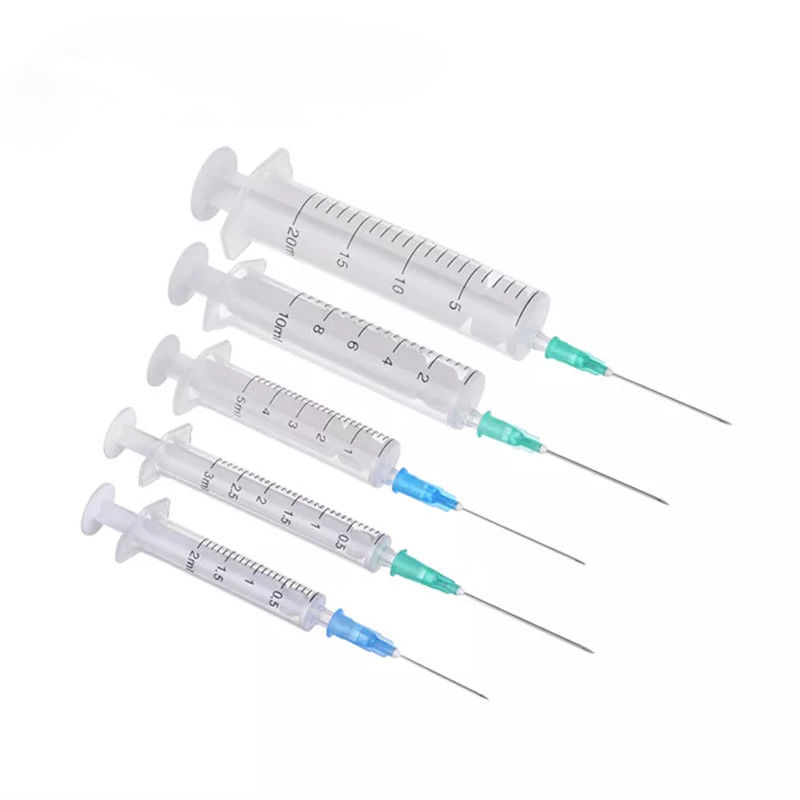 2 Part Disposable Sterile Syringe Injection Syringe 2mL / 3mL / 5mL / 10mL / 20mL Plastic
