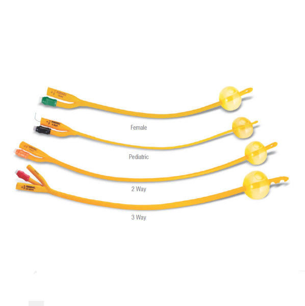 Medical Disposable 2-Way Silicone Coated Catheter 6FR Urology Device