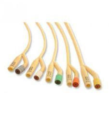CE Disposable 30-50cc Ballon Capacity 2-Way Standard Silicone Coated Latex Catheter