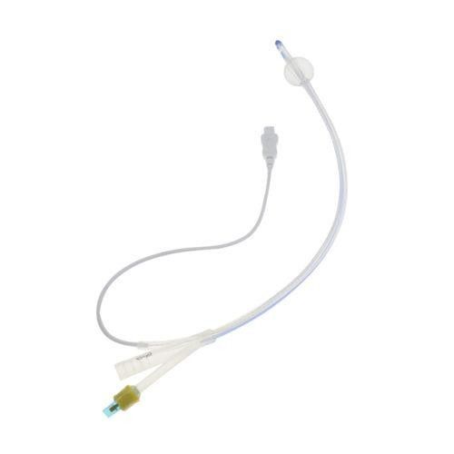 2 Way Silicone Foley Catheter With Temperature Sensor 100% Medical Grade Silicone