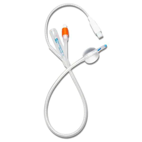 2 Way Silicone Foley Catheter With Temperature Sensor 100% Medical Grade Silicone