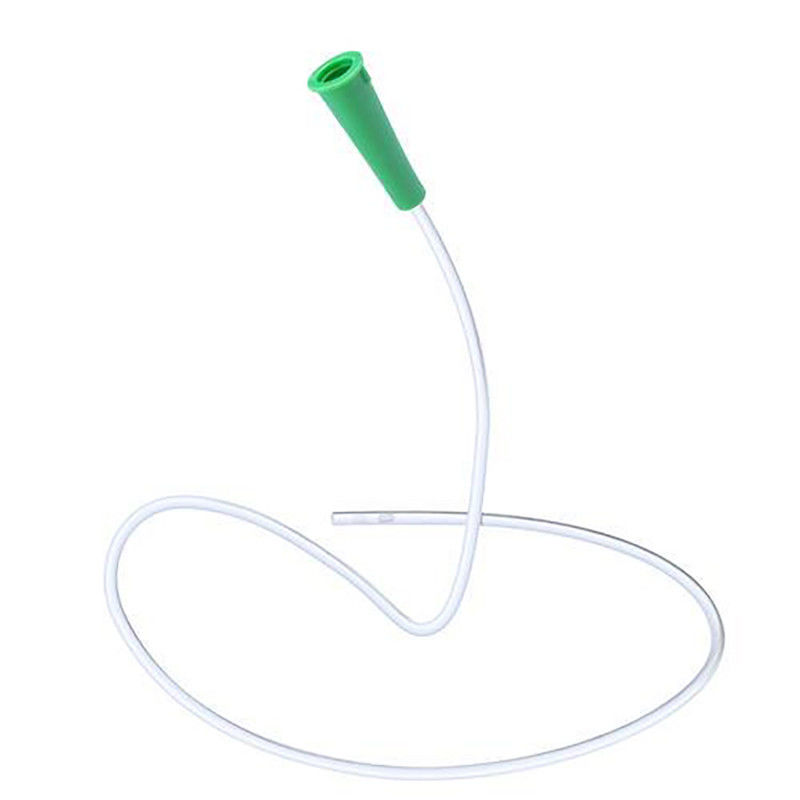 Disposable PVC Sterile Silicone Coated Catheter Plain Type Connector Suction Catheter