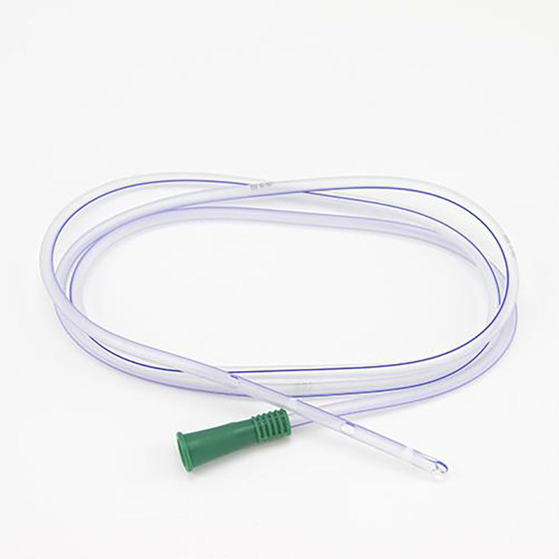 Disposable PVC Sterile Silicone Coated Catheter Plain Type Connector Suction Catheter