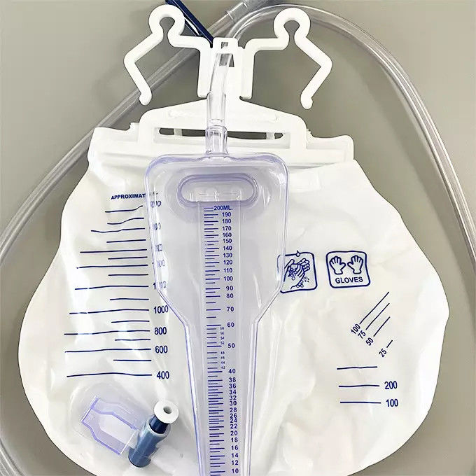 Medical Disposable Urine Drainage Bag Urine Meter System Medical External Urine Bag