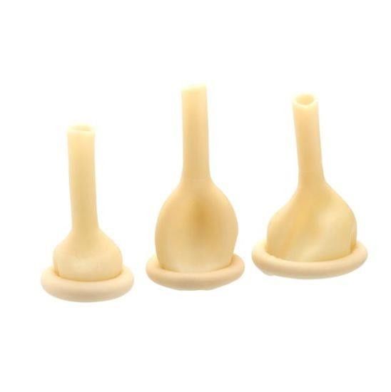 Disposable Medium Urinal Bag Silicone Coated Catheter Latex Male External Condom Catheter