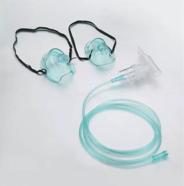 Pediatric Medical Oxygen Mask Disposable Oxygen Nebulizer Mask With Tubing