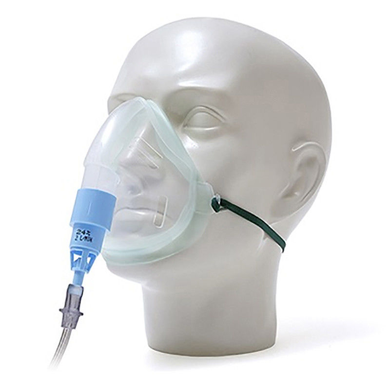 Respiratory Venturi Oxygen Mask For Oxygen Concentartor With 2.1m Tubing