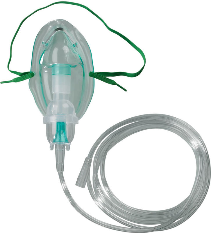 PVC Venturi Oxygen Mask 6ml 8ml Pediatric Oxygen Nebulizer Mask With Oxygen Tube