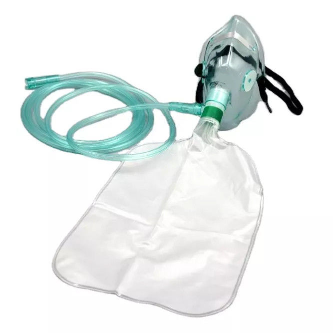 Medical Portable Oxygen Mask Non Rebreathing Mask Kit With 1000ml Reservoir Bag