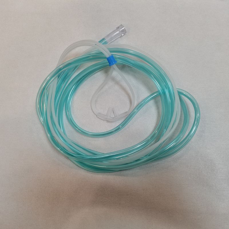 Medical Disposable Nasal Cannula With 7 Ft Oxygen Tubing