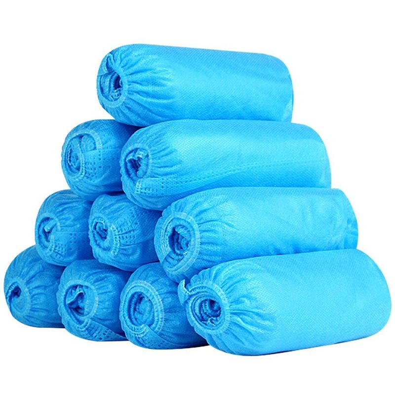 Disposable Non Woven Boot Cover Non Slip Booties Coverings