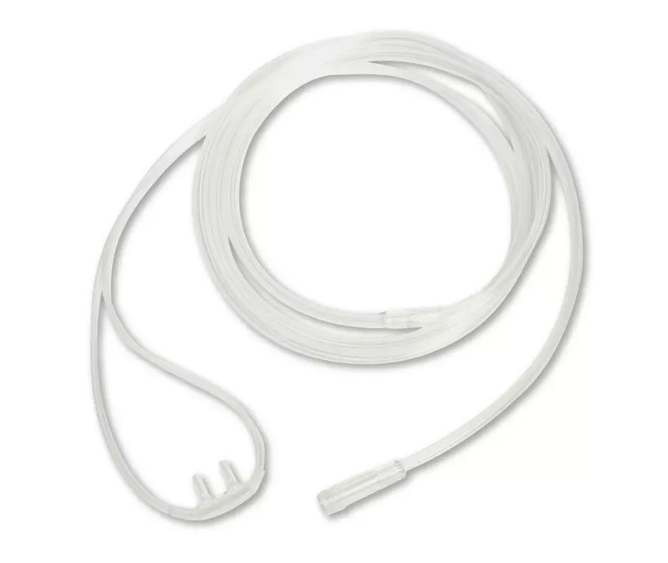 Disposable Standard Curved Flared Soft Medical Nasal Oxygen Cannula