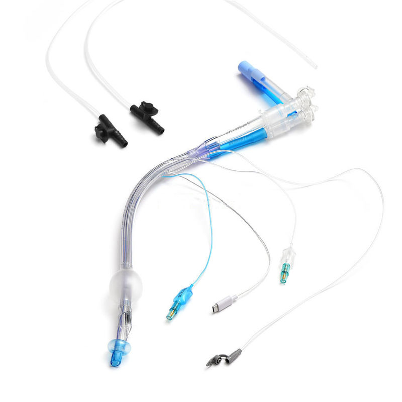 Disposable Medica Visual Double Lumen Et Endotracheal Tube With Camera Elastic Material