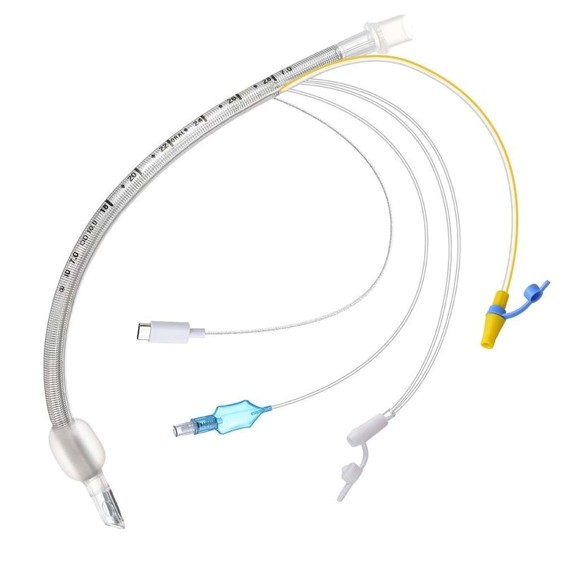 Medical Disposable Visual Suction Endotracheal Tube With Continuous Monitoring Miniature Camera