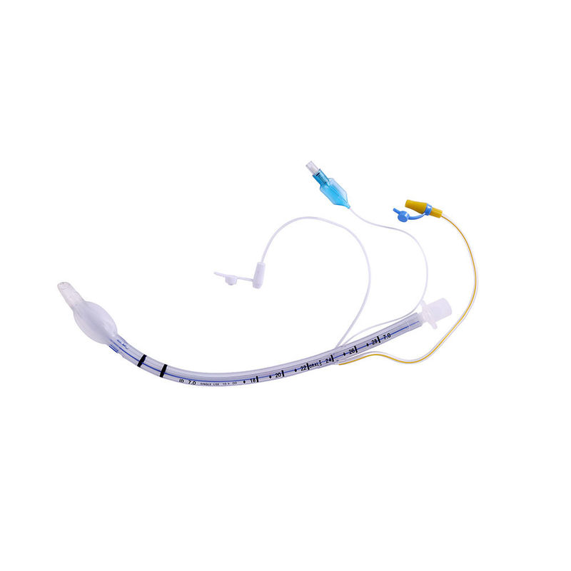 Hospital Medical Cuffed Reinforced Drug Injectable Endotracheal Tube With Suction Tube
