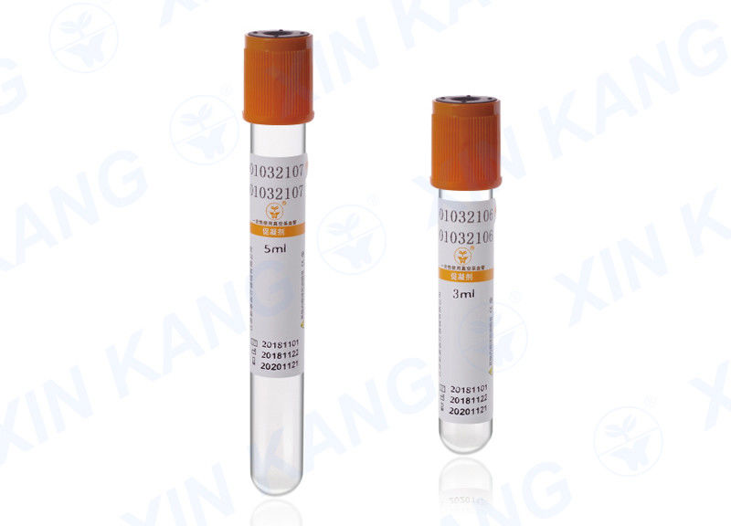 4ml Pro Coagulation Tube Type PET Or Glass Material Sterilized Vacuum Blood Collection Tube