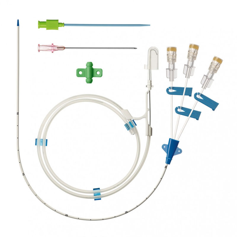 CE CVC Central Venous Catheter Kit 16FR Double Lumen Cvc Central Catheter Simple Kit