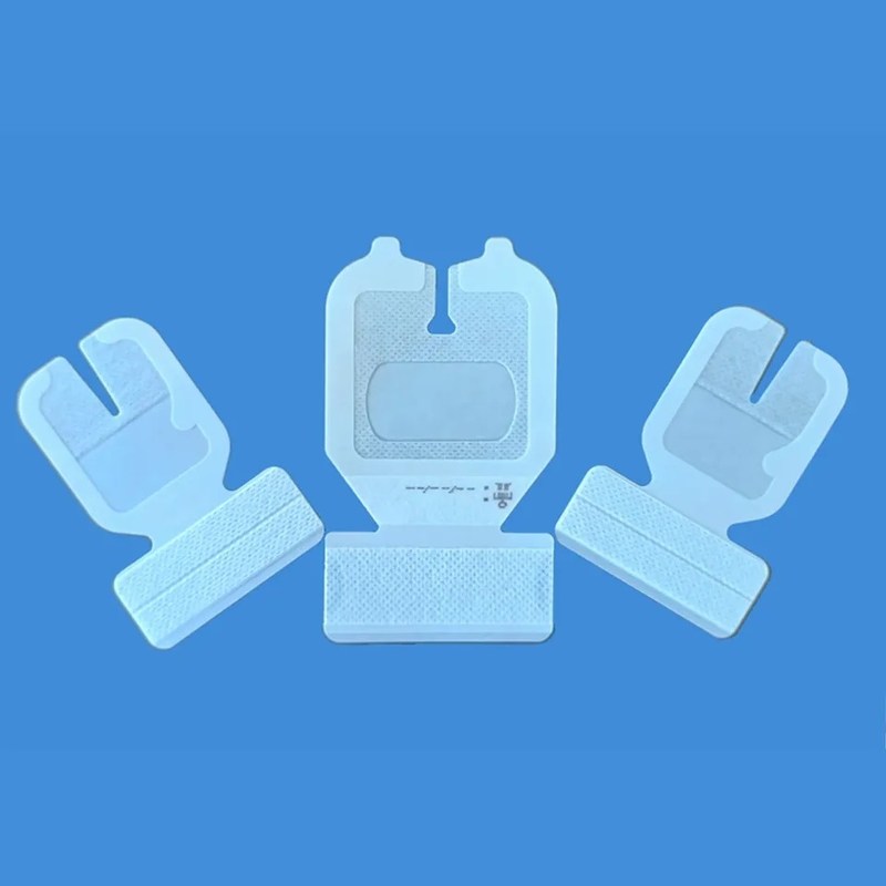 5*5.7cm IV dressing Transparent Film Dressing For PICC or Peripheral