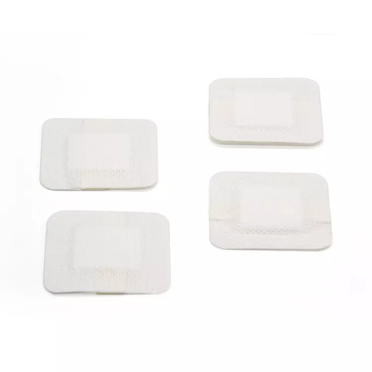 OEM Die Cut Shape Adhesive Non Woven Wound Dressing Breathable