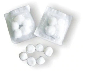 100% Cotton Wool Absorbent Balls Sterile Surgical Cotton Ball Disposable First Aid
