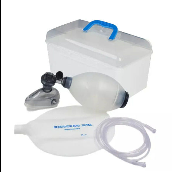 Silicone Manual Resuscitator Ambu Bag Resuscitator For First Aid Training Resuscitation Adults And Children