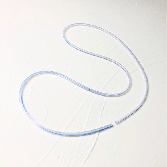 Hubless Medical Silicone Round Channel Fluted Drains Catheter Round Drainage Round Perforated Drain Tube