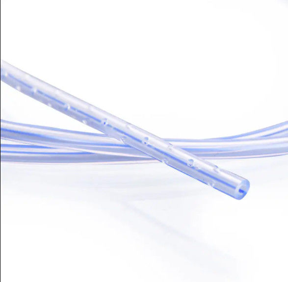 PVC Round Perforated Drainage Tube With Multiple Perforations For Wound Care