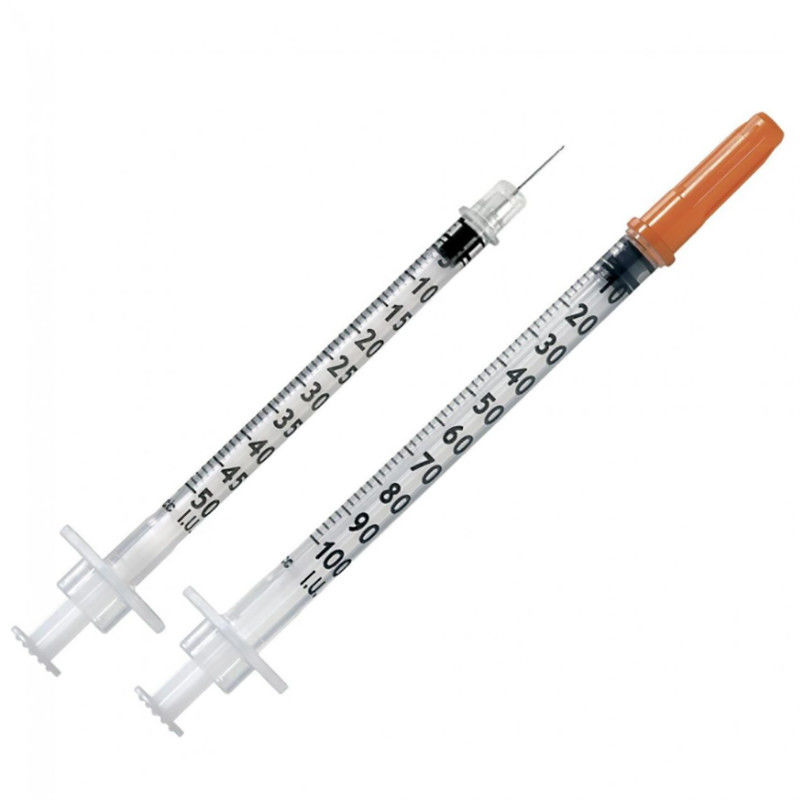 Disposable Insulin Syringe With High Precision Needle