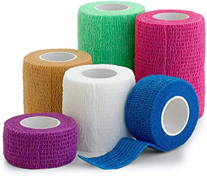 50-100mm Slef Adhesive Bandage Made By Non Woven Or Cotton With High Elastic Fabric For Surgery Customized Size Color