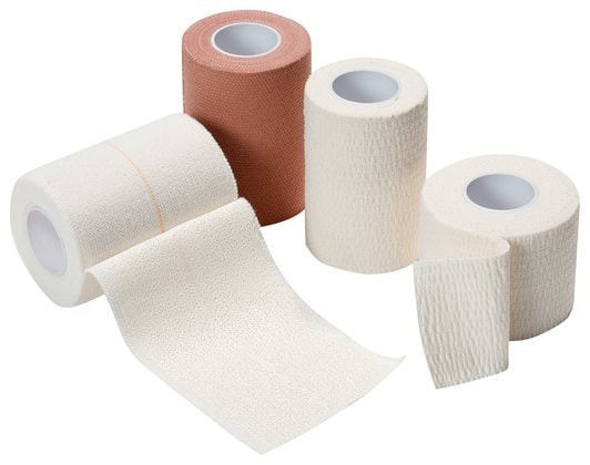 150mm Elastic Adhesive Bandage Cotton Fabric High Elasticity With Air Permeability  Fixing To Prevent Injury