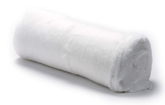 100% Bleached Cotton Roll With X-ray Dectable Thread With High Absorbency Super Softness Packed By Woven Bag
