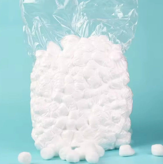 100% Pure Cotton 0.5G Cotton Ball Superior Asorbency With X-ray Absorbing Blood And Exudates